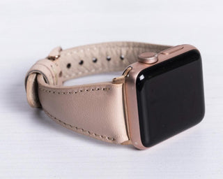 Bouletta Kol Saati Kayışları Pembe Apple Watch Deri Kayış – Bradford Klasik İnce Premium Koruma
