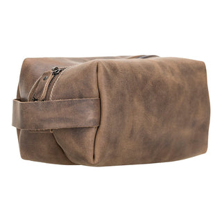 Bouletta Deri Makyaj Çantası Eve - Hakiki Deri Makyaj Çantası Premium Koruma