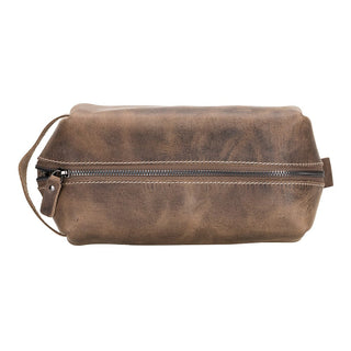 Bouletta Deri Makyaj Çantası Eve - Hakiki Deri Makyaj Çantası Premium Koruma