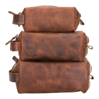 Bouletta Deri Makyaj Çantası Eve - Hakiki Deri Makyaj Çantası Premium Koruma