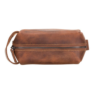 Bouletta Deri Makyaj Çantası Eve - Hakiki Deri Makyaj Çantası Premium Koruma