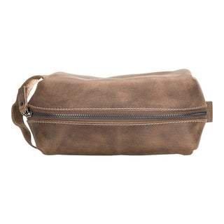 Eve - Hakiki Deri Makyaj Çantası