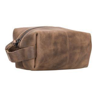 Eve - Hakiki Deri Makyaj Çantası