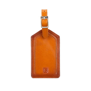 Bouletta Luggage & Bags Tan Fluento Leather Luggage Tag Premium Koruma