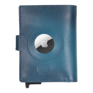 Bouletta Cüzdanlar ve Para Klipsleri AirTag Palermo Deri Cüzdan Mekanizmalı Kartlık Premium Koruma