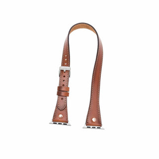 Bouletta Kol Saati Kayışları Apple Watch Deri Kayış – Leeds Tam Tur İnce Gül rengi Boncuklu