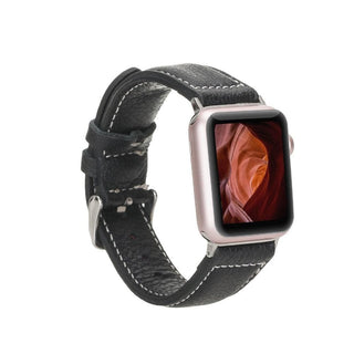 Bouletta Kol Saati Kayışları Siyah-NM1 Apple Watch Deri Kayış – Lincoln Klasik