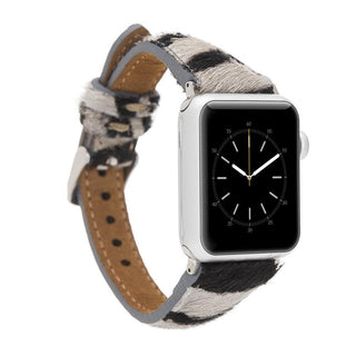 Bouletta Kol Saati Kayışları Zebra Apple Watch Deri Kayış – Norwich Klasik