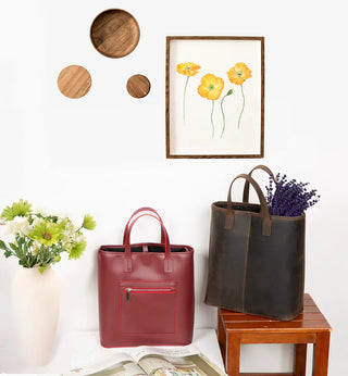 Valliro Leather Tote Bag