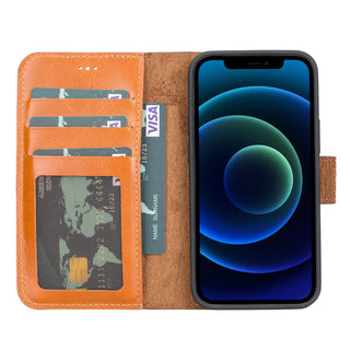 Magic iPhone 13 Mini Detachable Leather Wallet Case