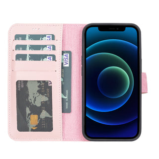 Magic iPhone 13 Pro Detachable Leather Wallet Case