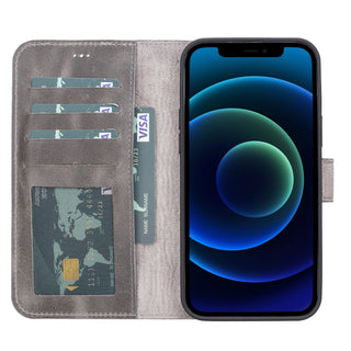 Magic iPhone 13 Pro Max Detachable Leather Wallet Case