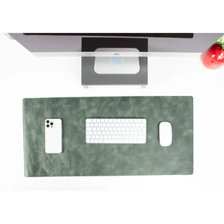 Natural Leather Desk Mat Medium
