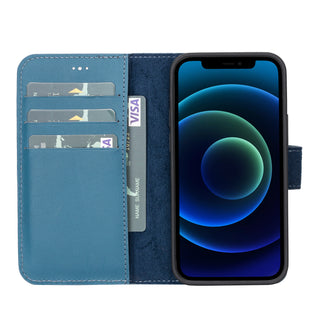 Magic iPhone 13 Mini Detachable Leather Wallet Case