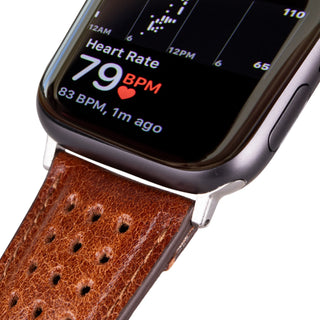 Bouletta Watch Band Brown / 44 / 45 / 46 / 49mm 87008 Apple Watch Leather Band Premium Koruma