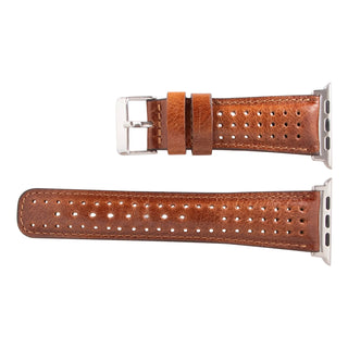Bouletta Watch Band Brown / 44 / 45 / 46 / 49mm 87008 Apple Watch Leather Band Premium Koruma