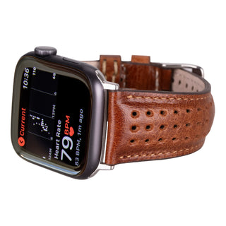 Bouletta Watch Band Brown / 44 / 45 / 46 / 49mm 87008 Apple Watch Leather Band Premium Koruma