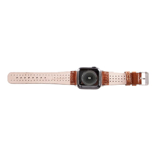 Bouletta Watch Band Brown / 44 / 45 / 46 / 49mm 87008 Apple Watch Leather Band Premium Koruma