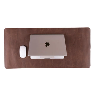 Natural Leather Desk Mat Medium