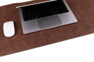 Natural Leather Desk Mat Medium
