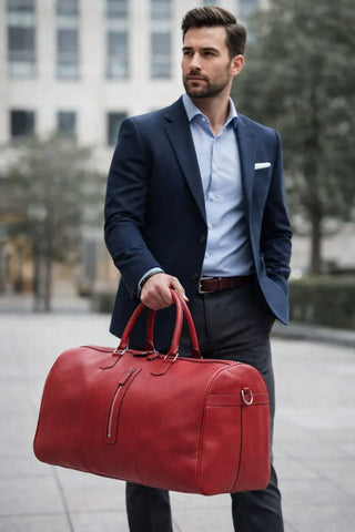 Dolly Leather Weekend Duffle Bag