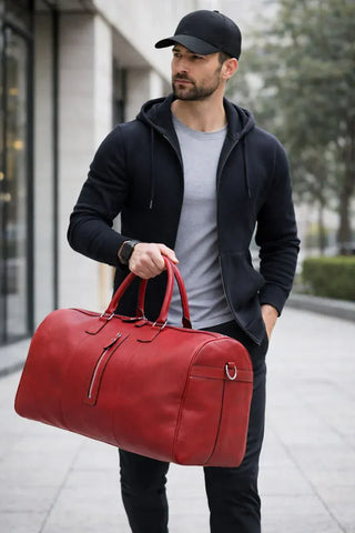 Dolly Leather Weekend Duffle Bag
