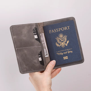 Viaggio Leather Passport Wallet