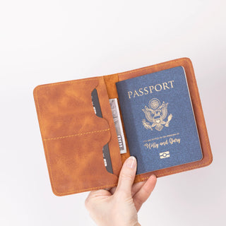 Viaggio Leather Passport Wallet