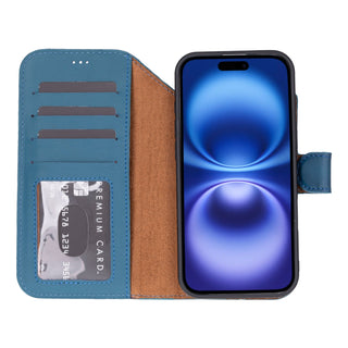 Magic iPhone 17 Air Detachable Leather Wallet Case