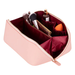 Ella Leather Makeup Bag
