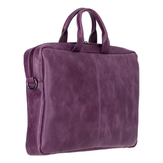 Apollo Leather Business Briefcase / Laptop Case 16"