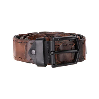 Bouletta Men's Belt Vista Braided Leather Men's Belt Premium Koruma