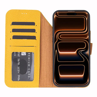 Magic iPhone 17 Pro Max Leather Detachable Wallet Case