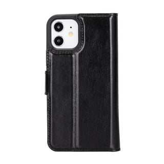 Magic iPhone 12 / 12 Pro Detachable Leather Wallet Case