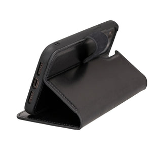 Magic iPhone 12 Pro Max Detachable Leather Wallet Case