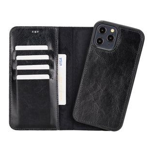Magic iPhone 12 Pro Max Detachable Leather Wallet Case