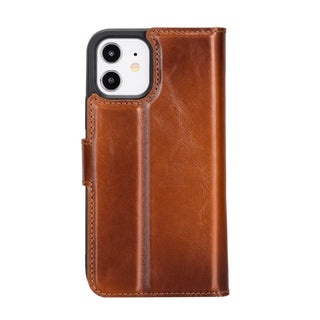 Magic iPhone 12 / 12 Pro Detachable Leather Wallet Case