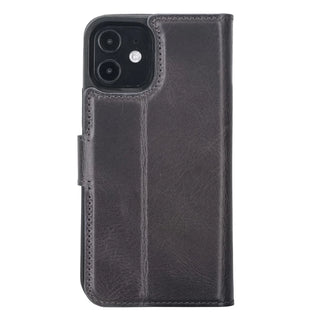 Magic iPhone 12 / 12 Pro Detachable Leather Wallet Case