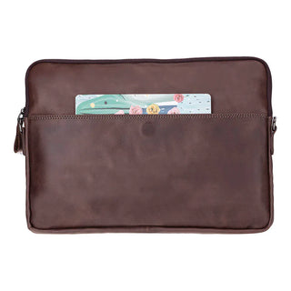 Leeds Slim Leather Laptop / Tablet Sleeve