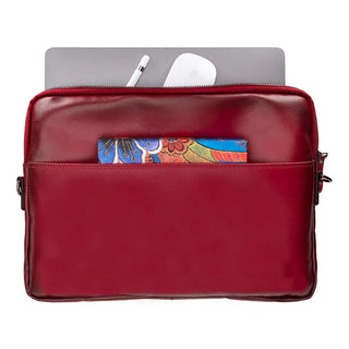 Leeds Slim Leather Laptop / Tablet Sleeve