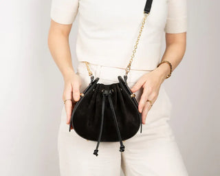 Valentina Women's Suede Leather Bag