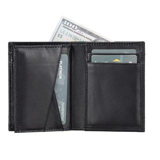 Bouletta Men Wallet Airmaka Leather Card Holder With Airtag Slot Premium Koruma