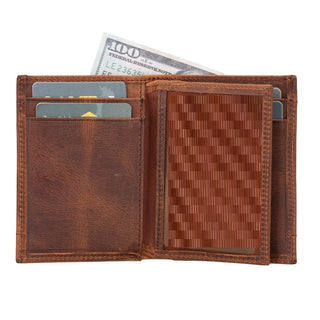 Bouletta Men Wallet Airmaka Leather Card Holder With Airtag Slot Premium Koruma