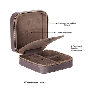 Bouletta Organizer Amanda Mücevher Kutusu, Large Premium Koruma