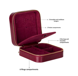 Bouletta Organizer Amanda Mücevher Kutusu, Large Premium Koruma