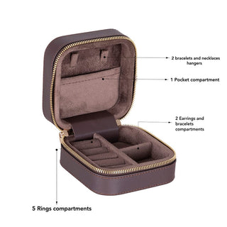 Bouletta Organizer Amanda Mücevher Kutusu, Medium Premium Koruma