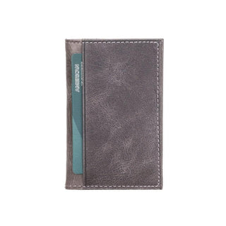 Bouletta Card Holder Light Gray Andy Leather Card Holder Premium Koruma