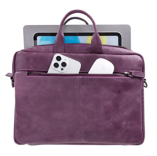 Bouletta Laptop Briefcase Apollo Leather Business Briefcase / Laptop Case 14" Premium Koruma