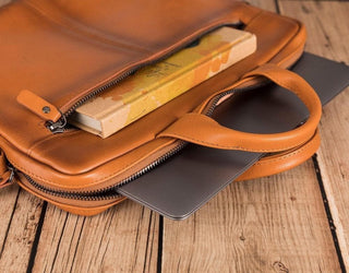 Bouletta Laptop Briefcase Apollo Leather Business Briefcase / Laptop Case 14" Premium Koruma