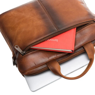 Bouletta Laptop Briefcase Apollo Leather Business Briefcase / Laptop Case 14" Premium Koruma